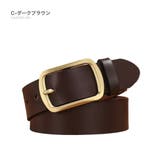 C-ダークブラウン | レザー カジュアル ベルト | RAiseNsE 