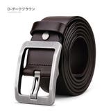 D-ダークブラウン | レザー カジュアル ベルト | RAiseNsE 