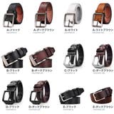 レザー カジュアル ベルト メンズ 本革 シンプル ビジネス 紳士 #A244 | RAiseNsE  | 詳細画像2 