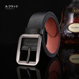 A-ブラック | レザー カジュアル ベルト メンズ 本革 シンプル ビジネス 紳士 #A244 | RAiseNsE 