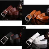 レザー カジュアル ベルト メンズ 本革 シンプル ビジネス 紳士 #A244 | RAiseNsE  | 詳細画像3 