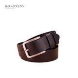 E-ダークブラウン | レザー カジュアル ベルト | RAiseNsE 