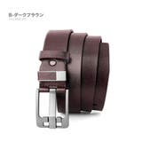 B-ダークブラウン | カジュアル レザー ベルト | RAiseNsE 