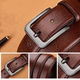 本革 カジュアル ベルト メンズ レザー シンプル ビジネス 紳士 #A247 | RAiseNsE  | 詳細画像8 