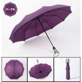 パープル | ワンタッチ 折りたたみ傘 ラクラク開閉 | RAiseNsE