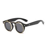 ブラック | 跳ね上げ式 ダブルレンズサングラス UVカット | RAiseNsE