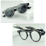 跳ね上げ式 ダブルレンズサングラス UVカット | RAiseNsE | 詳細画像11