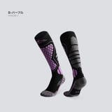 B-パープル | スノーボード スキーソックス メンズ | RAiseNsE 
