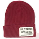 ワイン | タグ付き ニットキャップ ニット帽 | RAiseNsE 