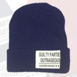 ネイビー | タグ付き ニットキャップ ニット帽 | RAiseNsE 