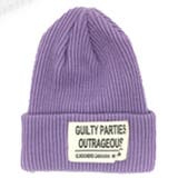 ラベンダー | タグ付き ニットキャップ ニット帽 | RAiseNsE 