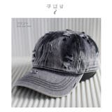 ブラック | デニムキャップ ダメージ加工 メンズ | RAiseNsE 