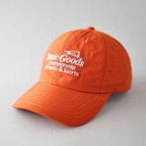 オレンジ | 刺繍入り キャップ ナイロン | RAiseNsE