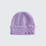 パープル | 韓国風 ニット帽 男女兼用 | RAiseNsE 