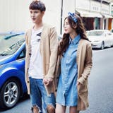 ベージュ | ペアルック ロングニットカーディガン カップル | RAiseNsE 