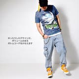 ワイドカーゴ デニムパンツ メンズ | RAiseNsE  | 詳細画像8 