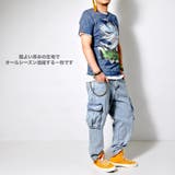 ワイドカーゴ デニムパンツ メンズ | RAiseNsE  | 詳細画像10 