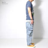 ワイドカーゴ デニムパンツ メンズ | RAiseNsE  | 詳細画像14 