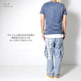 ワイドカーゴ デニムパンツ メンズ | RAiseNsE  | 詳細画像15 