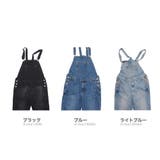 デニムオーバーオール ウォッシュ加工 サロペット | RAiseNsE | 詳細画像2