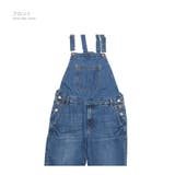 デニムオーバーオール ウォッシュ加工 サロペット | RAiseNsE | 詳細画像4