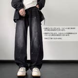 ワイド デニムパンツ ペイント | RAiseNsE | 詳細画像4