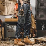 ダメージ デニムカーゴパンツ 迷彩 | RAiseNsE | 詳細画像2