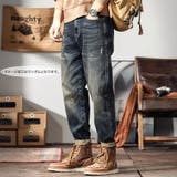 ダメージジーンズ メンズ ウォッシュ加工 | RAiseNsE  | 詳細画像2 