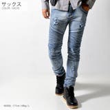 バイカー スキニーデニム ストレッチ入り | RAiseNsE | 詳細画像9
