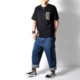 デニムワイドパンツ デニム ビッグシルエット | RAiseNsE | 詳細画像4