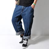 デニムワイドパンツ デニム ビッグシルエット | RAiseNsE | 詳細画像1