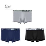 B.set | 3枚SET 接触冷感 ボクサーパンツ | RAiseNsE 