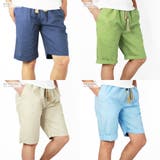 コットン リネン ハーフパンツ | RAiseNsE  | 詳細画像2