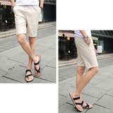 コットン リネン ハーフパンツ | RAiseNsE  | 詳細画像5