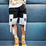 ハーフパンツ カーゴパンツ デザインポケット | RAiseNsE  | 詳細画像1 