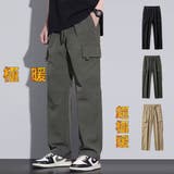 カーキ | 裏起毛 カーゴパンツ メンズ | RAiseNsE 