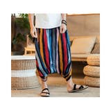 クロップドパンツ ストライプ柄 ワイドパンツ | RAiseNsE | 詳細画像7