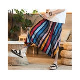 クロップドパンツ ストライプ柄 ワイドパンツ | RAiseNsE | 詳細画像8