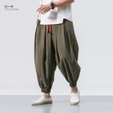 綿麻 ワイド サルエルパンツ | RAiseNsE | 詳細画像5