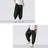 綿麻 ワイド サルエルパンツ | RAiseNsE | 詳細画像6