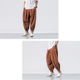 綿麻 ワイド サルエルパンツ | RAiseNsE | 詳細画像7