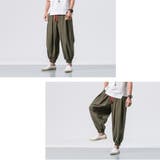 綿麻 ワイド サルエルパンツ | RAiseNsE | 詳細画像8