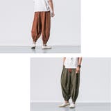 綿麻 ワイド サルエルパンツ | RAiseNsE | 詳細画像10