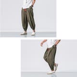 綿麻 ワイド サルエルパンツ | RAiseNsE | 詳細画像12