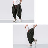 綿麻 ワイド サルエルパンツ | RAiseNsE | 詳細画像13