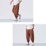 綿麻 ワイド サルエルパンツ | RAiseNsE | 詳細画像17