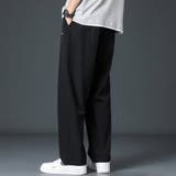 サラサラ 薄手 ワイドストレートパンツ | RAiseNsE | 詳細画像4