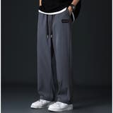 グレー | サラサラ 薄手 ワイドストレートパンツ | RAiseNsE