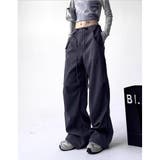 ユニセックス カーゴパンツ ゆったり | RAiseNsE  | 詳細画像5 