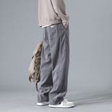 グレー | 韓国風 コーデュロイ ワイドパンツ | RAiseNsE 